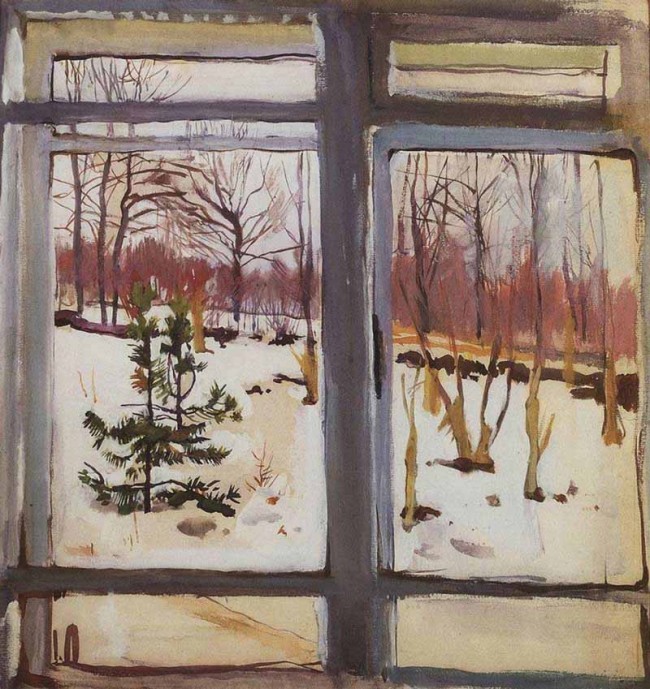 Сочинение по картине: Серебрякова - "Окно"