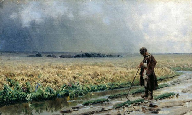 Сочинение по картине: Сергеев - "Градобой"