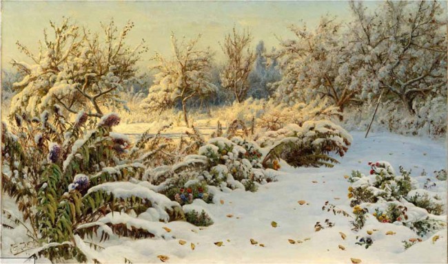 Сочинение по картине: Сергеев - "Осенний каприз зимы"