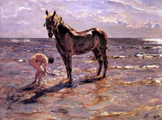 Сочинение по картине: Серов - "Купание лошади"