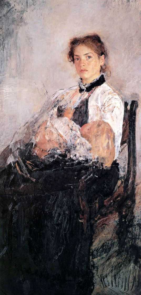 Сочинение по картине: Серов - "Портрет Н.Я.Дервиз с ребенком"