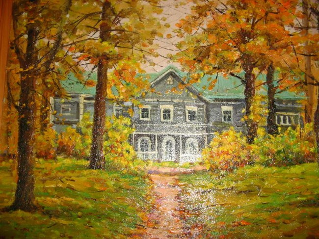 Сочинение по картине: Силенков - "Дом-музей П.И.Чайковского в Клину. Сентябрь"