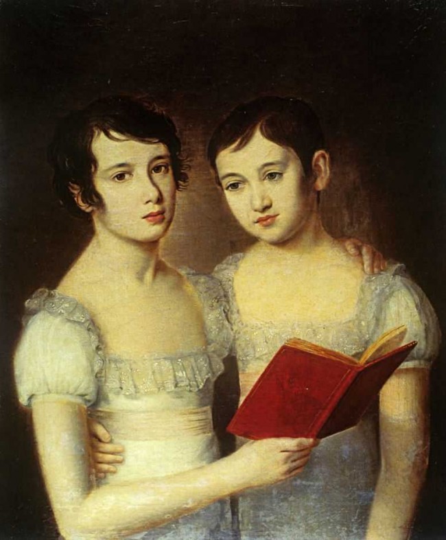 Сочинение по картине: Смирновский - "Портрет двух девочек"