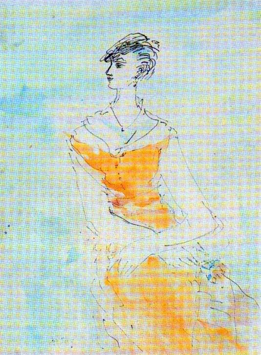 Сочинение по картине: Соколов - "Портрет Арлекина"