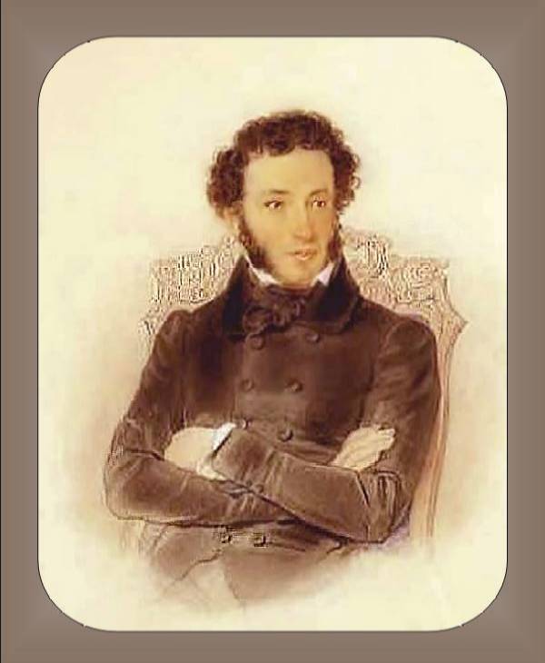 Сочинение по картине: Соколов - "Портрет А.С.Пушкина"