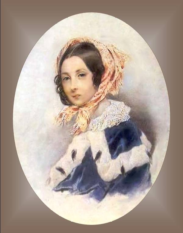 Сочинение по картине: Соколов - "Портрет неизвестной в голубой пелерине с горностаем"