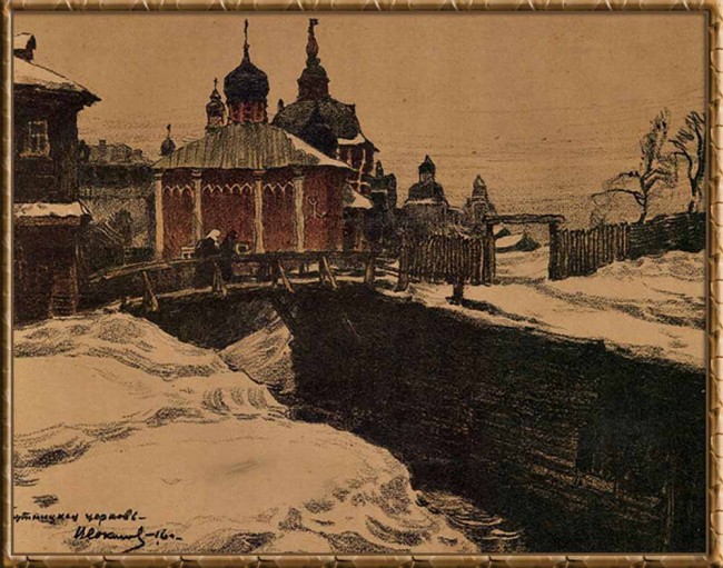 Сочинение по картине: Соколов - "Пятницкая церковь"