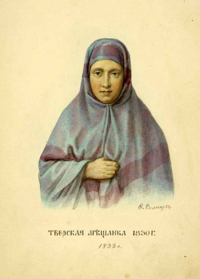 Сочинение по картине: Солнцев - "Тверская мещанка"