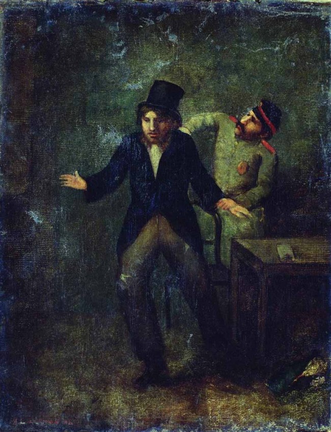 Сочинение по картине: Соломаткин - "Автопортрет"