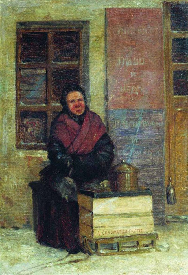 Сочинение по картине: Соломаткин - "Торговка"