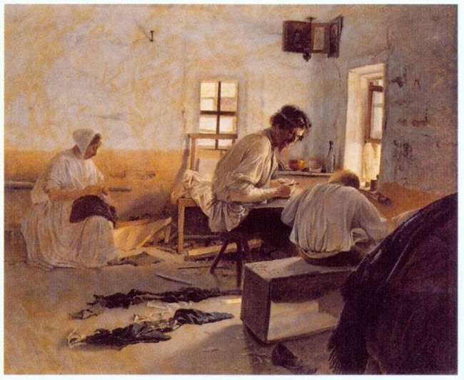 Сочинение по картине: Соловьев - "Сапожники"