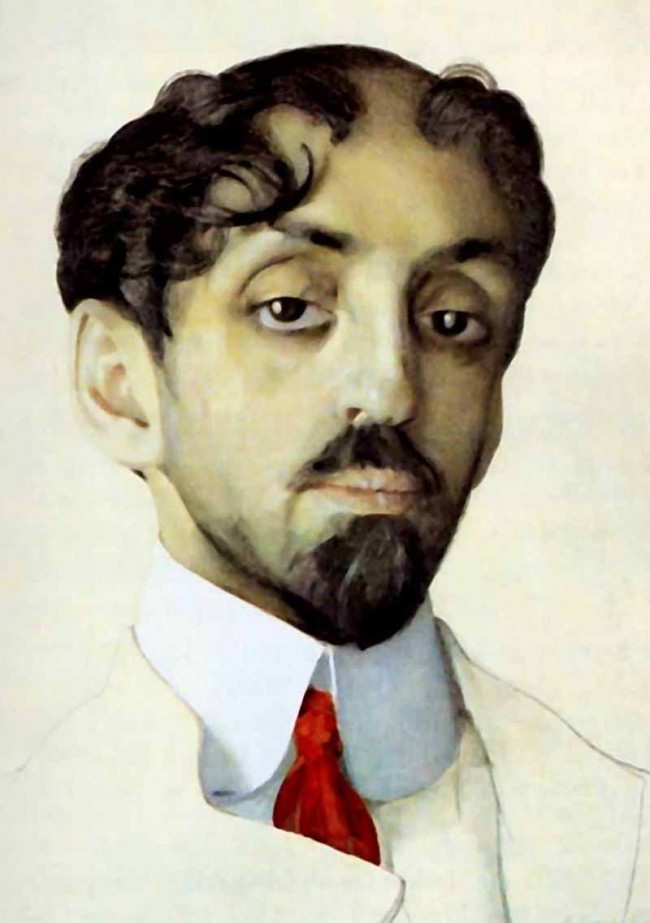 Сочинение по картине: Сомов - "Портрет Михаила Кузмина"