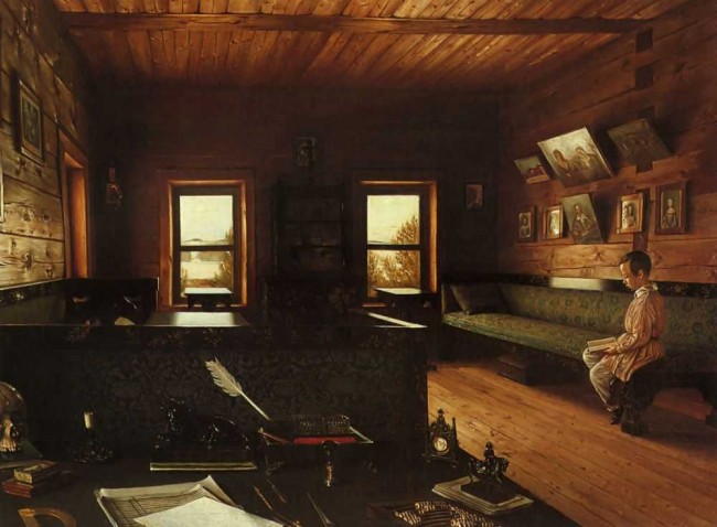 Сочинение по картине: Сорока - "Кабинет дома в «Островках», имении Н.П.Милюкова"