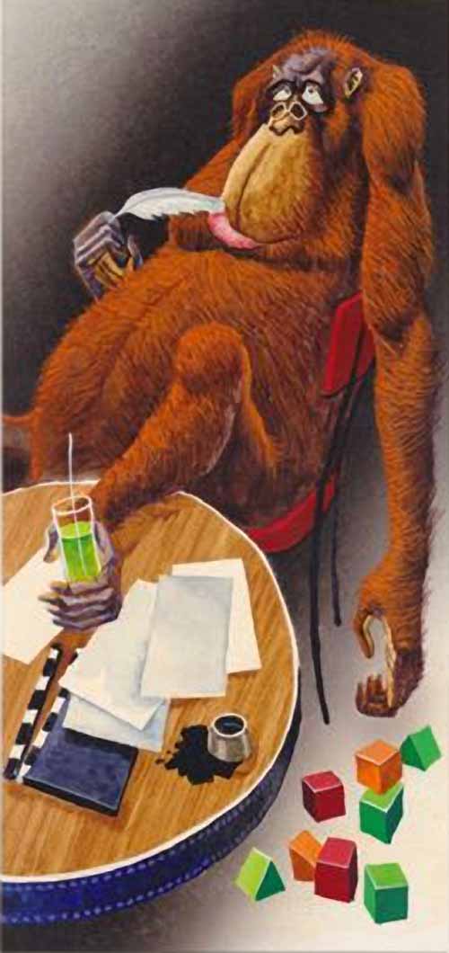 Сочинение по картине: Стахеев - "Мысли о творчестве"