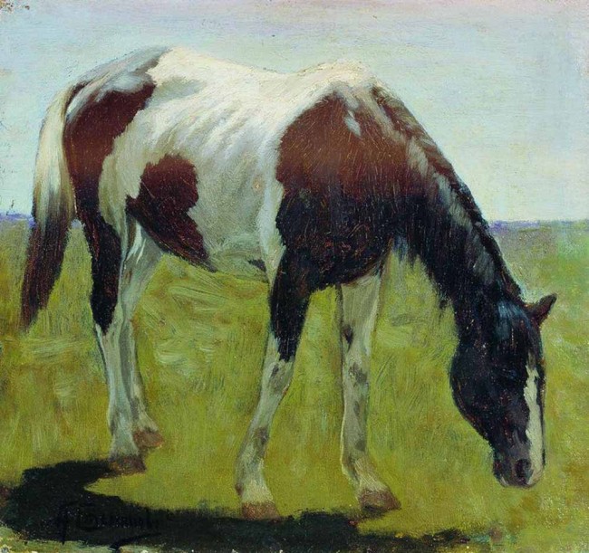 Сочинение по картине: Степанов - "Лошадка"