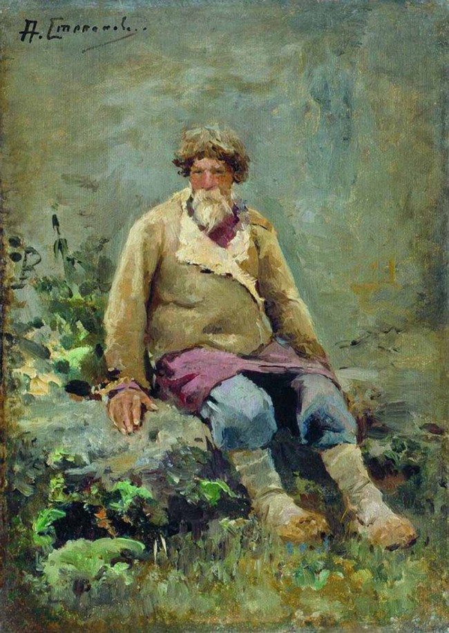 Сочинение по картине: Степанов - "Мужик"