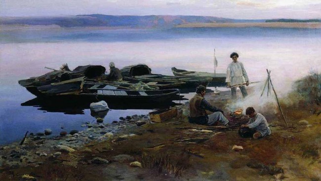 Сочинение по картине: Степанов - "На Волге"