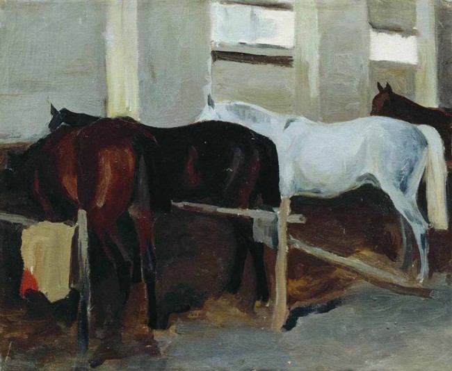 Сочинение по картине: Степанов - "Стойло"