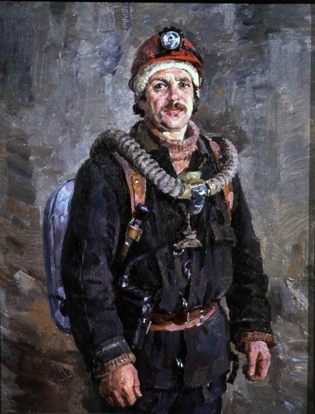 Сочинение по картине: Страхов - "Горноспасатель Владимир Щербаков"