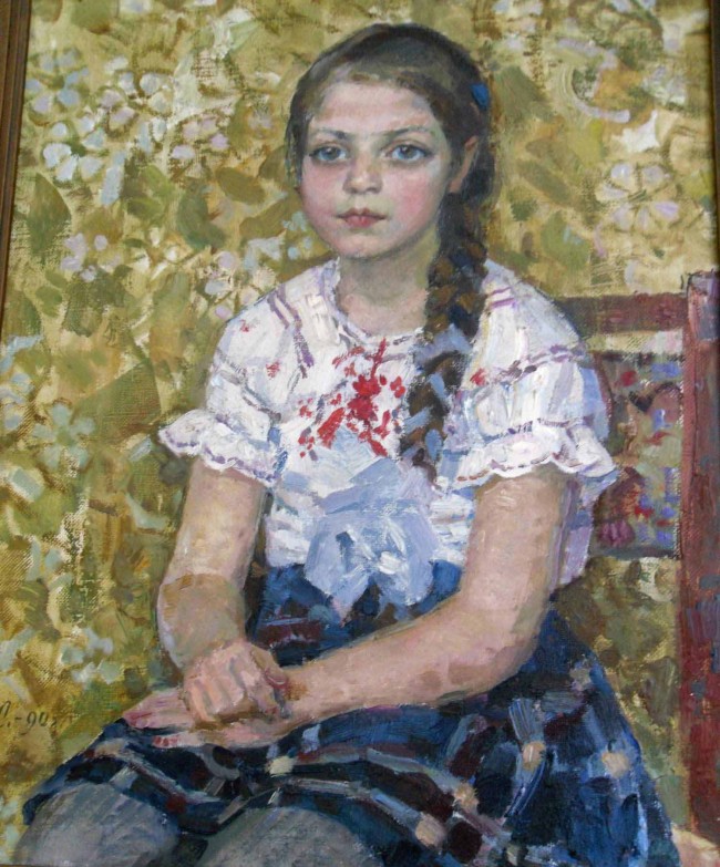 Сочинение по картине: Страхов - "Машенька"