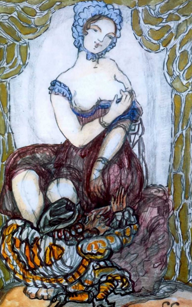 Сочинение по картине: Судейкин - "Портрет О.А.Глебовой-Судейкиной"