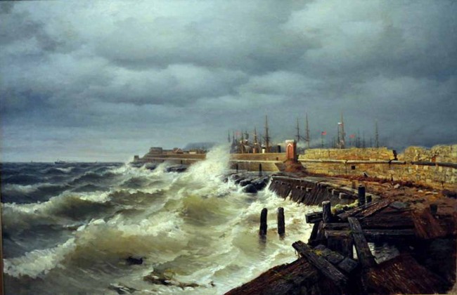 Сочинение по картине: Судковский - "Одесский волнолом"