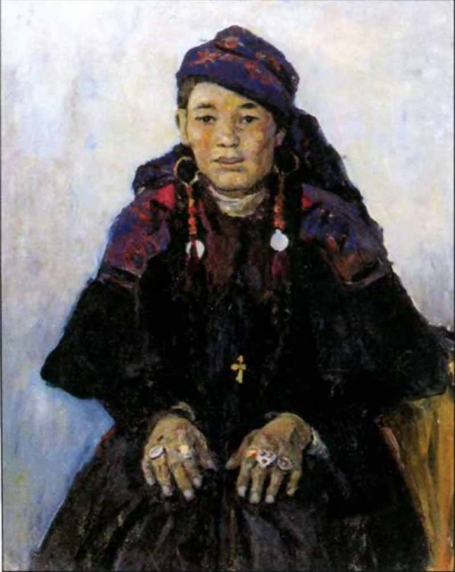Сочинение по картине: Суриков - "Портрет хакаски" Сочинение по картине: Суриков - "Портрет хакаски"