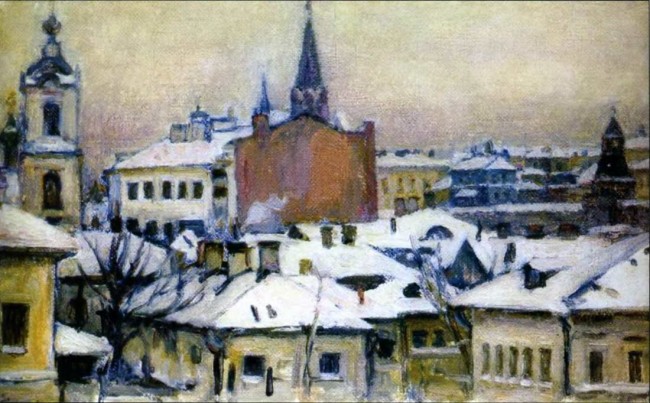 Сочинение по картине: Суриков - "Вид на Кремль"