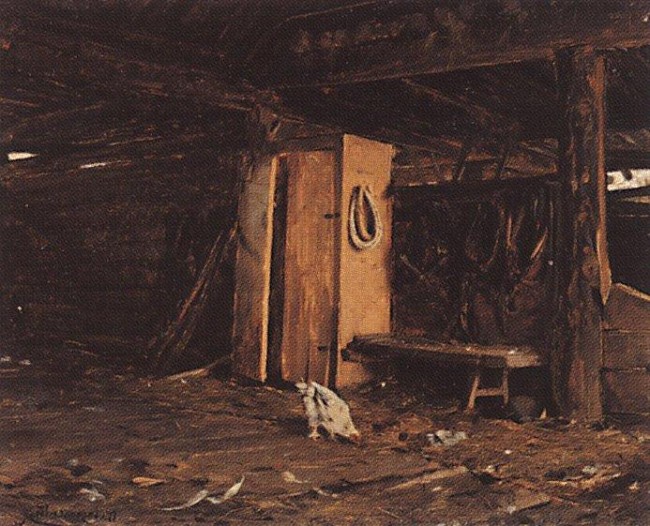 Сочинение по картине: Сведомский - "Крестьянский двор" Сочинение по картине: Сведомский - "Крестьянский двор"