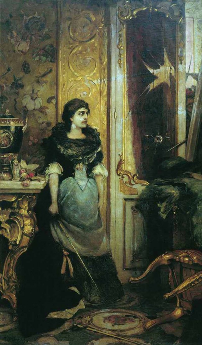 Сочинение по картине: Сведомский - "Последний шаг"