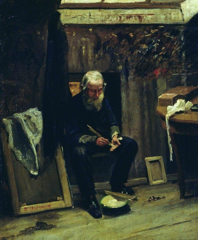Сочинение по картине: Сведомский - "В мастерской художника"