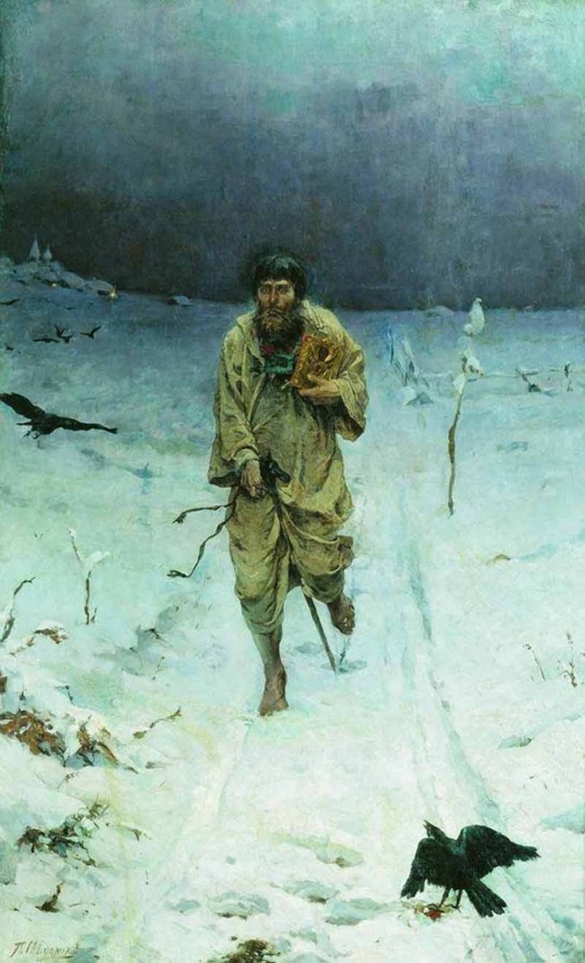 Сочинение по картине: Сведомский - "Юродивый" Сочинение по картине: Сведомский - "Юродивый"