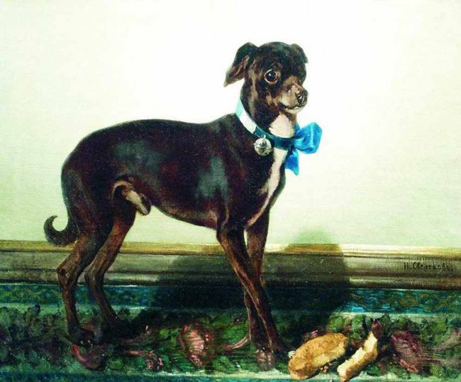 Сочинение по картине: Сверчков - "Любимый пинчер"