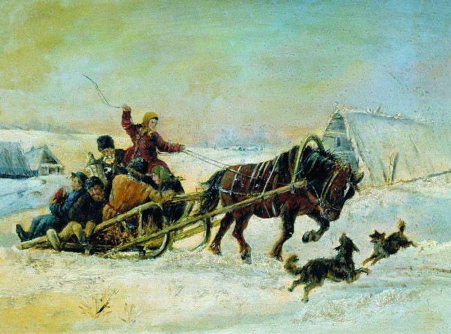 Сочинение по картине: Сверчков - "На Масленице"