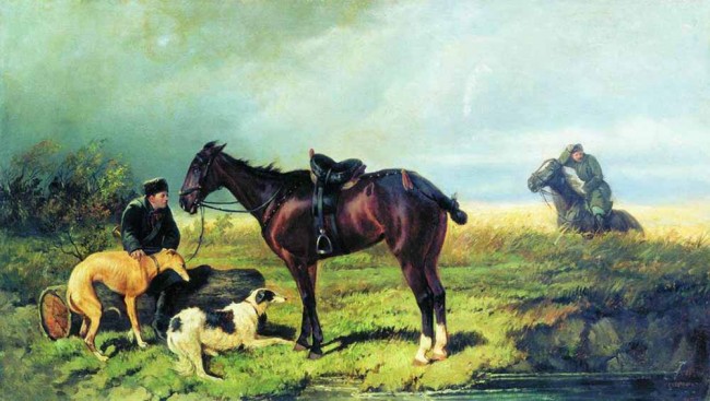 Сочинение по картине: Сверчков - "Отдых на охоте"