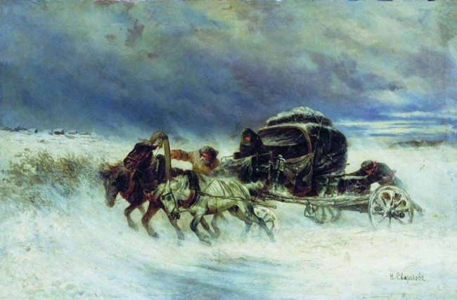 Сочинение по картине: Сверчков - "Застигнутые бурей"