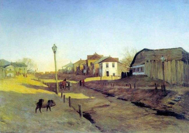 Сочинение по картине: Светославский - "Догорающи"