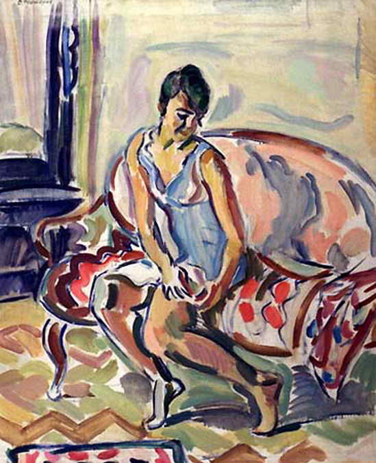 Сочинение по картине: Тетерин - "Девушка. Туалет"