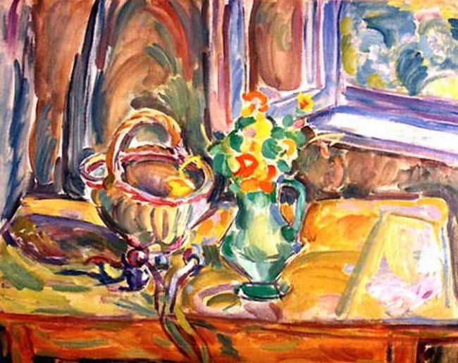 Сочинение по картине: Тетерин - "Натюрморт с настурциями"