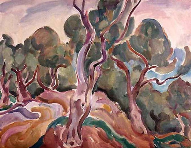 Сочинение по картине: Тетерин - "Оливы. Серый день" Сочинение по картине: Тетерин - "Оливы. Серый день"