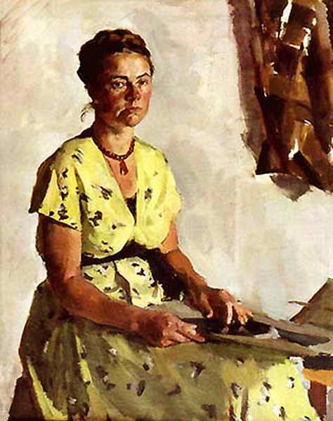 Сочинение по картине: Тетерин - "Портрет художницы Е.Антиповой"