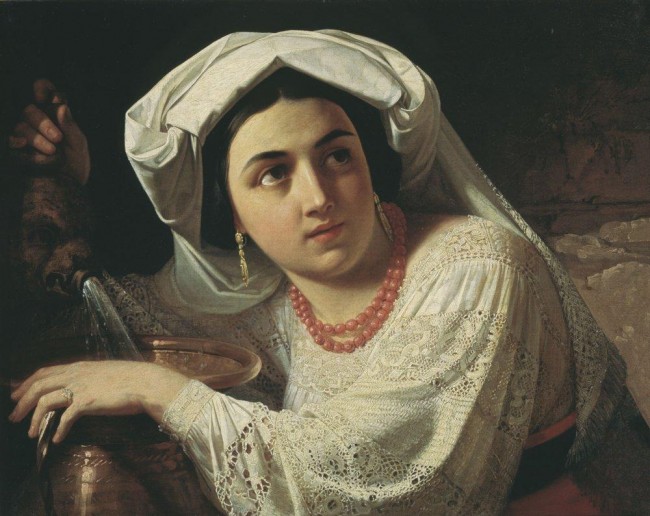 Сочинение по картине: Тимашевский - "Итальянка"