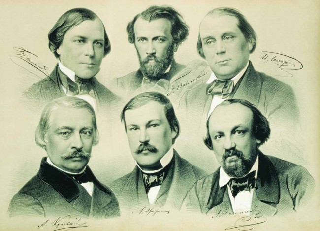 Сочинение по картине: Тимм - "Портреты русских писателей"