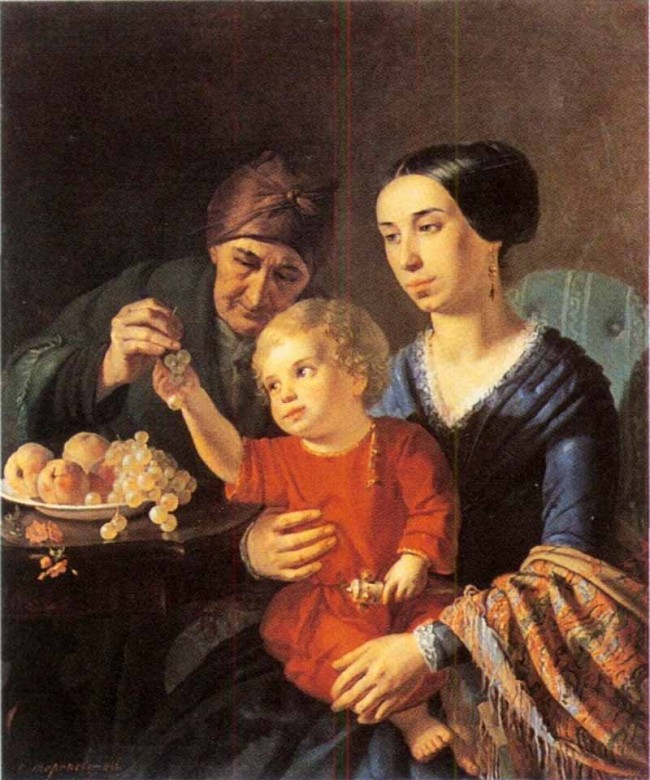 Сочинение по картине: Торопов - "Семейный портрет. Портрет семьи художника"