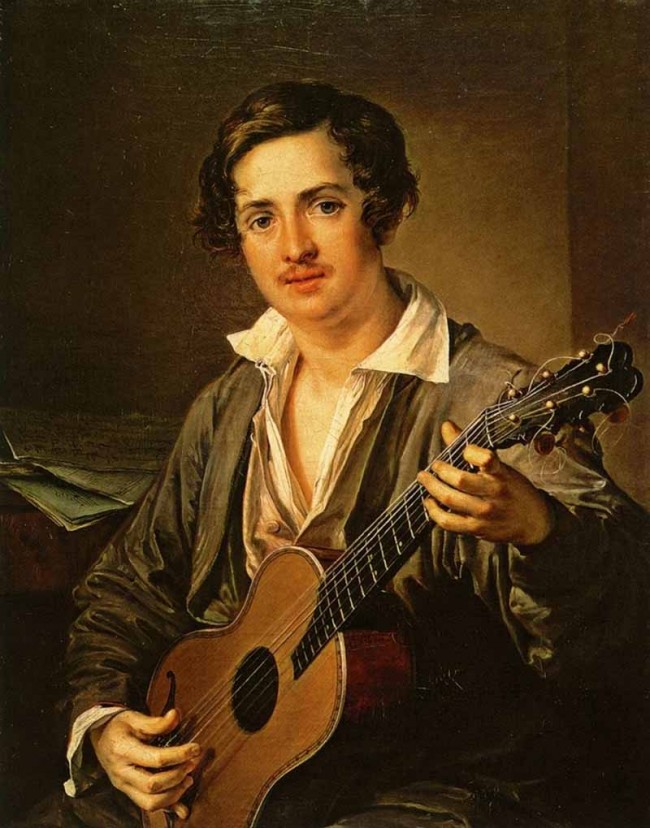 Сочинение по картине: Тропинин - "Гитарист"