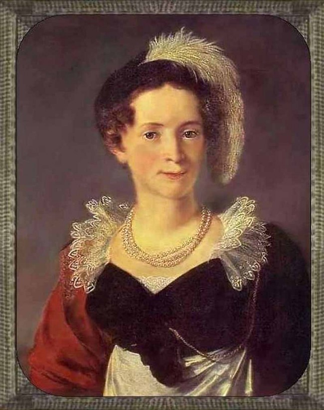 Сочинение по картине: Тропинин - "Портрет Н.И.Чернышевой"