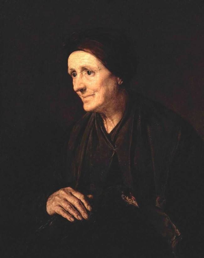 Сочинение по картине: Тропинин - "Старуха с курицей (Портрет жены художника)"