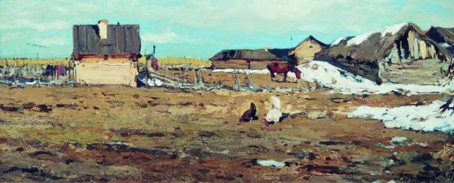 Сочинение по картине: Туржанский - "Весенний пейзаж" Сочинение по картине: Туржанский - "Весенний пейзаж"