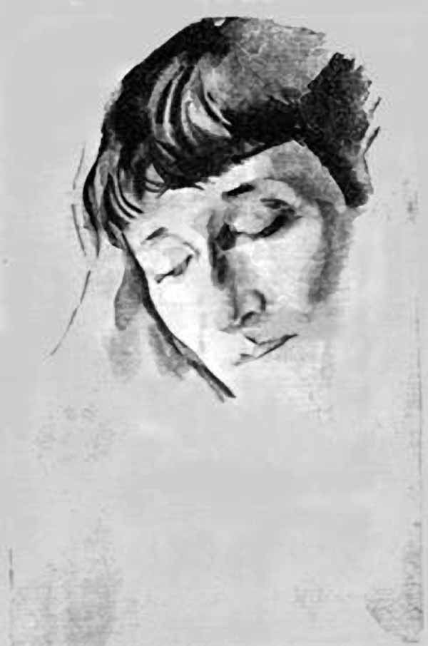 Сочинение по картине: Тырса - "Портрет А.А.Ахматовой"