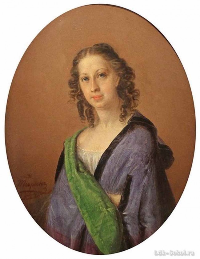 Сочинение по картине: Тюрин - "Портрет А.Г.Высоцкой"